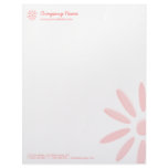 Pink Flower letterhead