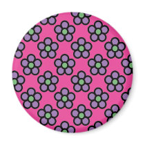 Pink Flower Magnet by JuJuGarden Pink Flower Magnet