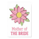 Pink Flower Mother of the Bride posters