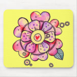 Pink Flower Mousepad
