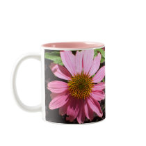 Pink flower mug by Queen_Lydia16 Pink flower mug