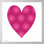 Pink Flower Pattern Print