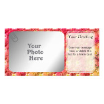 Pink Flower PhotoCard Template
