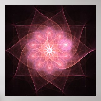 Pink flower - Poster print