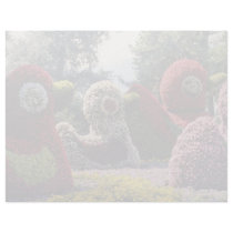 Pink Flower sculpture, Insel Mainau, Bavaria flowe Letterhead
