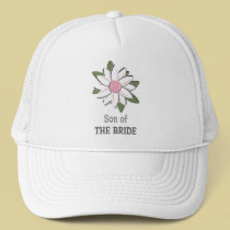 Pink Flower Son of the Bride hats