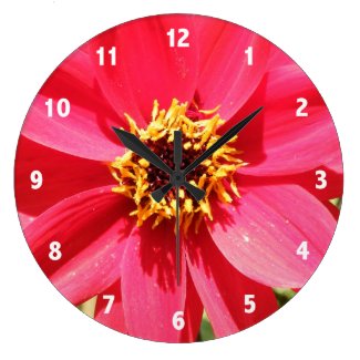 Flower Wall Clock