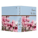 Pink Flowering Branch Wedding Binder