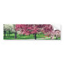 Pink Flowering trees flowers Bumper Stickers