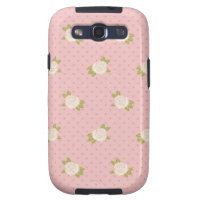 Pink Flowers (4) Galaxy SIII Cases