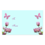 Pink Flowers and Butterflies stickers