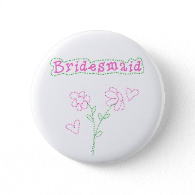Pink Flowers Bridesmaid