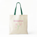 Pink Flowers Bridesmaid bags