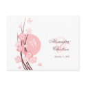 Pink Flowers Butterfly Save the Date Announcement postcards by Ruxique Pink Flowers Butterfly Save the Date Announcement postcards