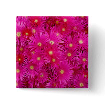Pink flowers Button