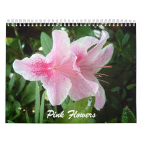 Pink Flowers calendars