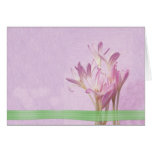Pink Flowers Card