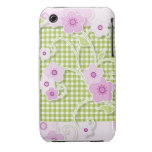 Pink Flowers Case iPhone 3 Case-Mate Case