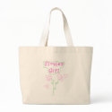 Pink Flowers Flower Girl bags by weddingsareus Pink Flowers Flower Girl bags
