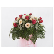 pink flowers flyers