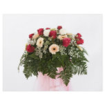 pink flowers flyers