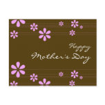 Pink Flowers for Mother's Day - Customized Postcard
