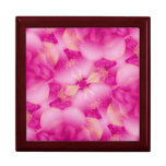Pink Flowers giftbox Trinket Box