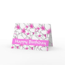 Pink Flowers - Happy Birthday cards by myhome71 Pink Flowers - Happy Birthday cards