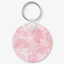 Pink Flowers keychains