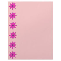 pink flowers letterhead by DonnaGrayson pink flowers letterhead