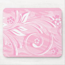 pink flowers mousepads by VioDeSign pink flowers mousepads