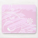 pink flowers mousepads