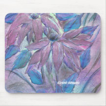 Pink Flowers Mousepad