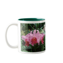 Pink Flowers mugs