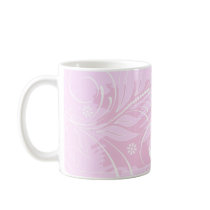 pink flowers mugs