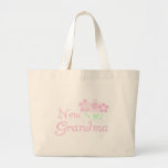 Pink Flowers New Grandma Tote Bag
