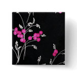 Pink flowers on Black