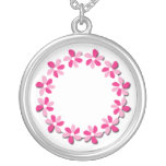Pink Flowers Pendant