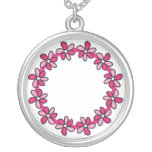 Pink Flowers Pendant