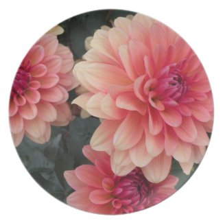 Pink Flowers Plate fuji_plate