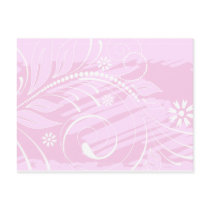 pink flowers postcards by VioDeSign pink flowers postcards