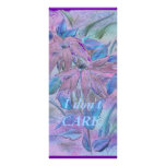 Pink Flowers Rack Card rack cards
