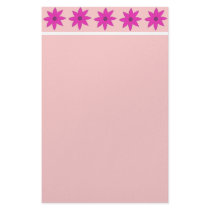 pink flowers stationery by DonnaGrayson pink flowers stationery