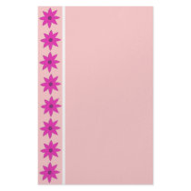 pink flowers stationery by DonnaGrayson pink flowers stationery