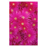 Pink flowers stationery design