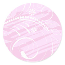 pink flowers stickers