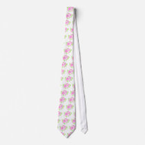 Pink flowers ties