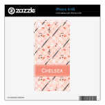 Pink Flute iPhone 4 / 4s Skin iPhone 4S Decal