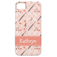 Pink Flute iPhone 5 Case