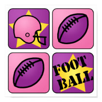 Pink Football posters by mikaushop Pink Football posters